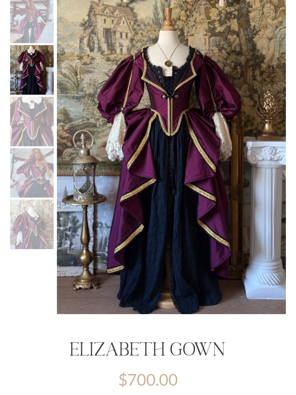 Enjoue Collectif Elizabeth Gown